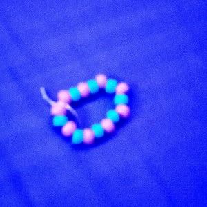 Homemade beaded tail accessory